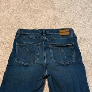 Calvin Klein Women's Dark Blue skinny ankle Jeans